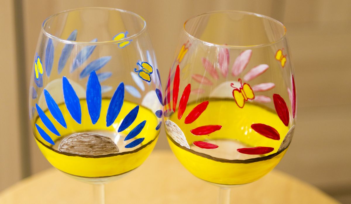 How To Spruce Up Your Wine Glasses With Paint - Glass Helper